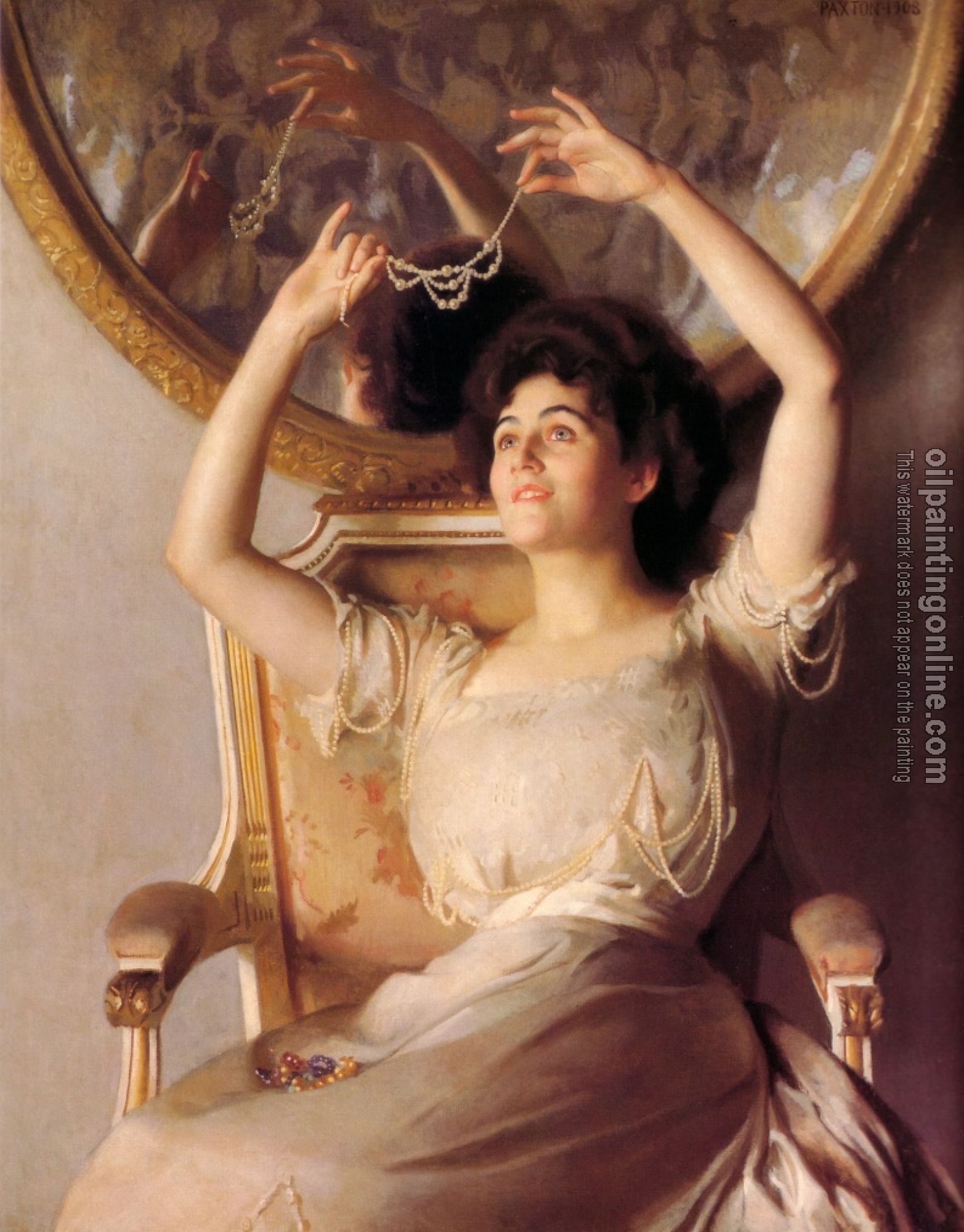 William McGregor Paxton - The String of Pearls